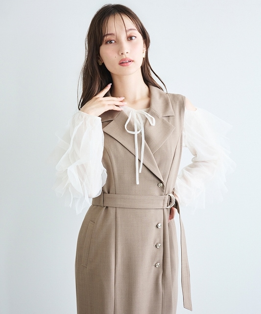 SALE40%OFF】LILLIAN CARAT リリアンカラット ヘムフレアジャケット