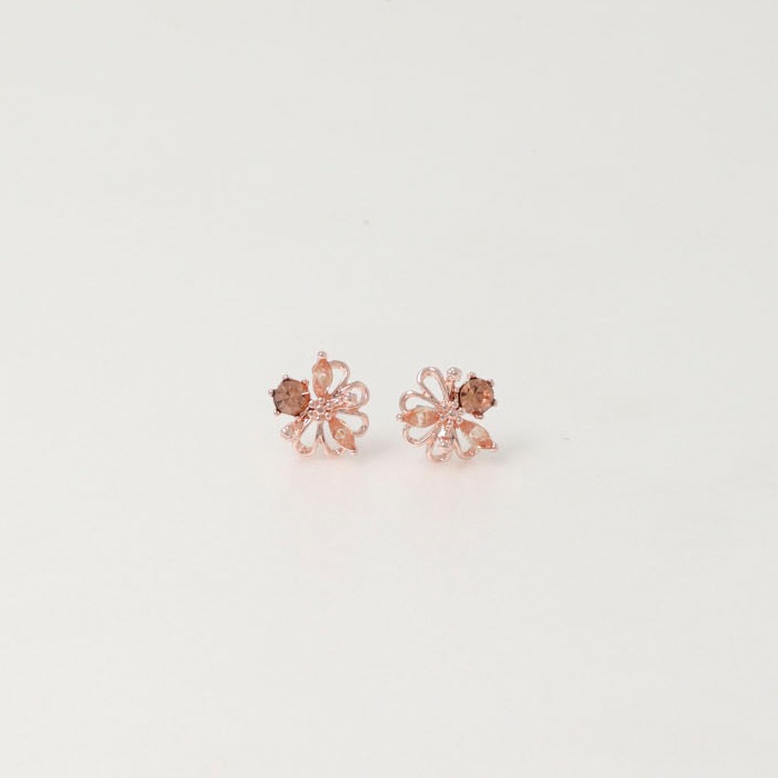 ピアス フラワー カラーストーン【3color】 | ピアス,ピアス,フラワー