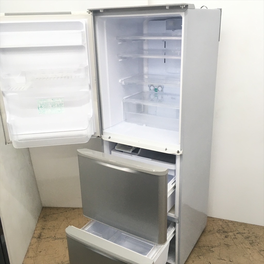 中古 近郊送料格安 350L 3ドア冷蔵庫 シャープ どっちもドア SJ-WA35Y