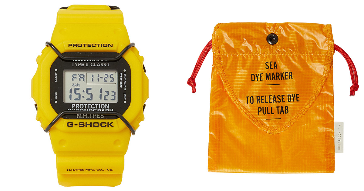 N.hoollywood ×G-SHOCK TYPE B-CLASS 1イエロー N.ハリウッドとG-SHOCK