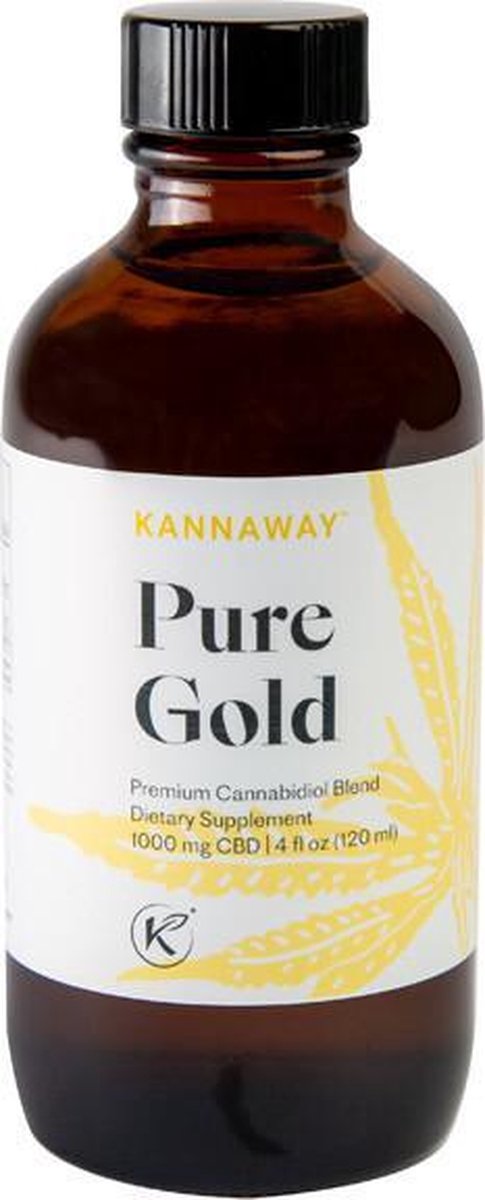 Kannaway Pure Gold CBD Oil - Full spectrum hennepolie - 1000mg CBD