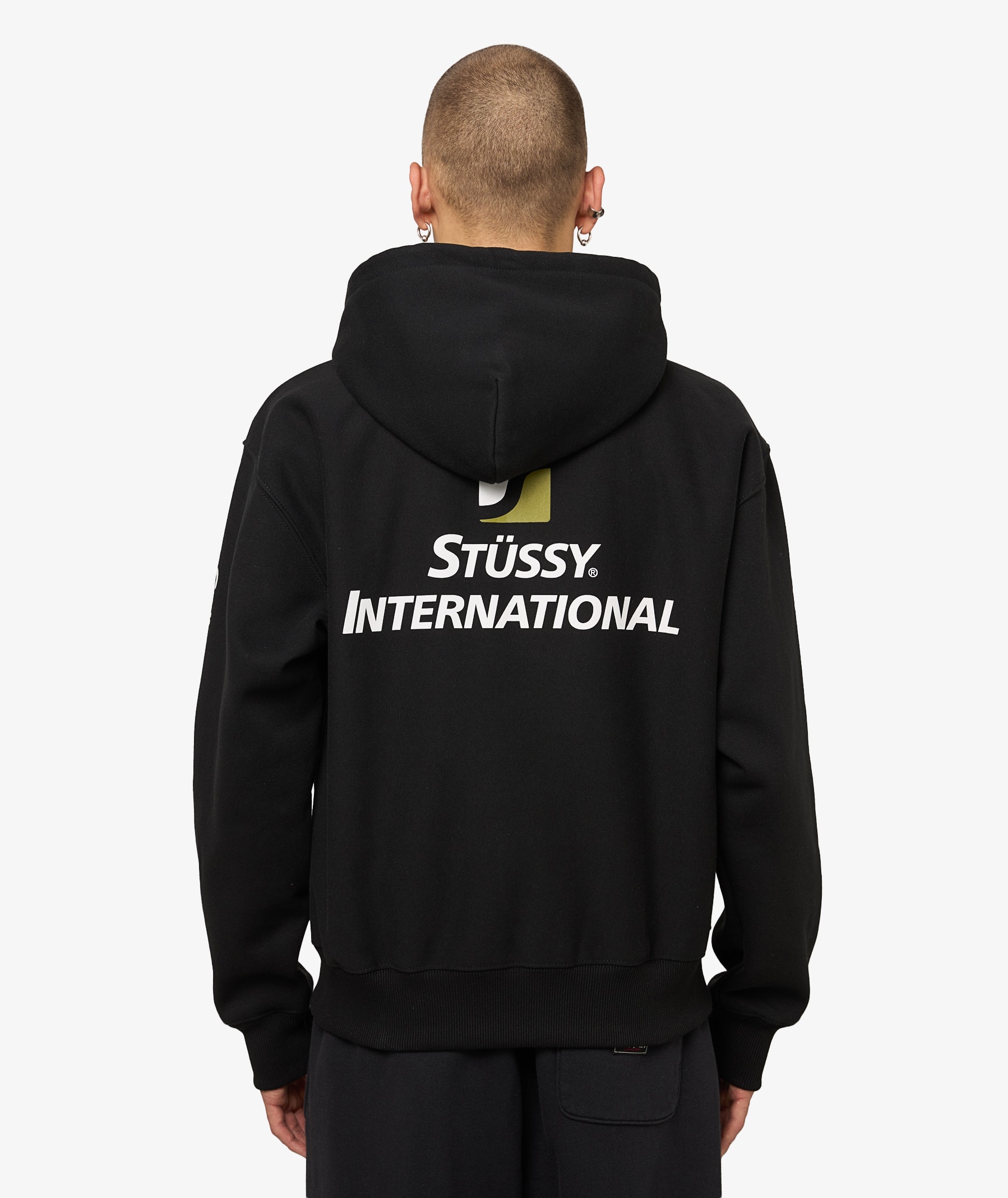 Stüssy International Zip Hoodie | 1975146-BLAC | SVD USA