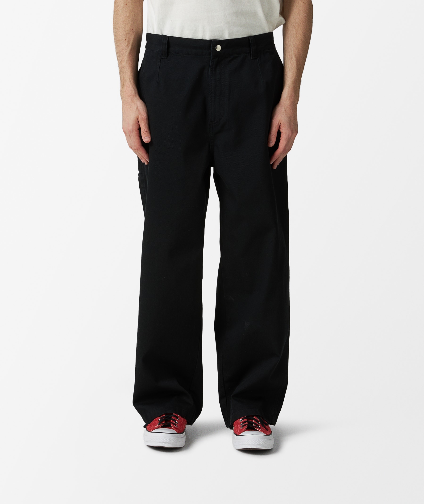 Stüssy Twill Workgear Pants in Black | SVD USA
