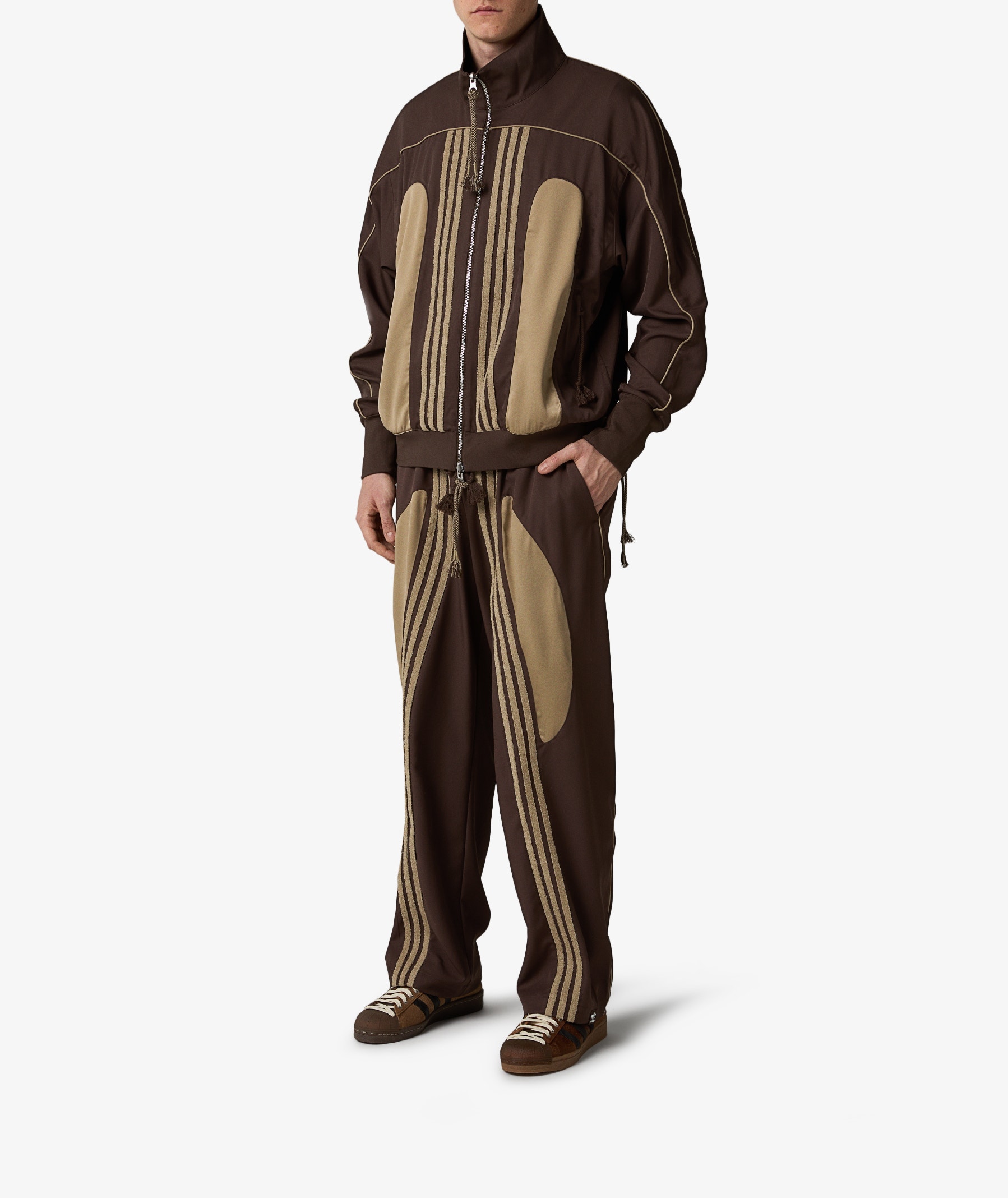 adidas Woven Jacket x Song for the Mute in Brown | SVD USA