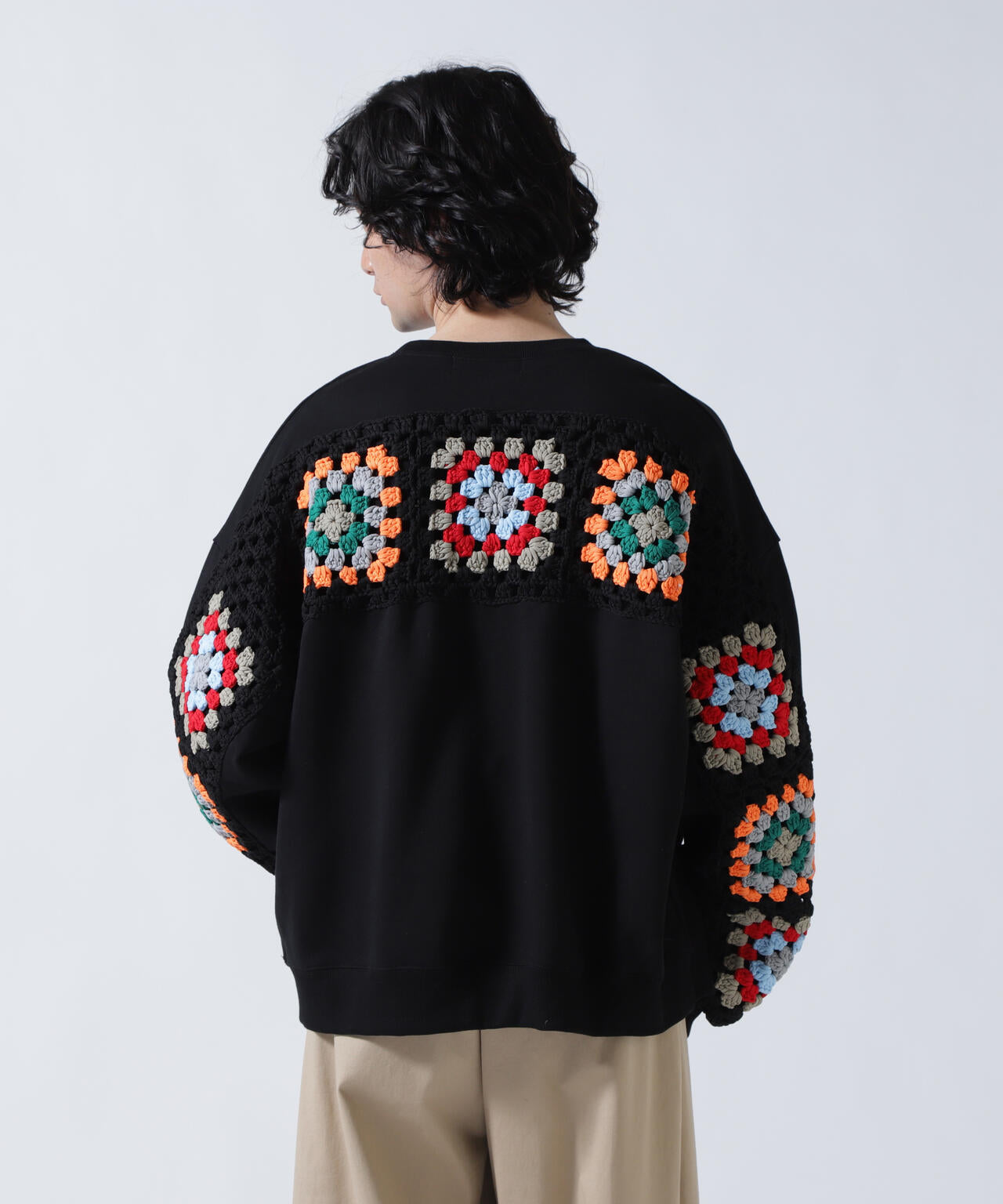 DISCOVERED(ディスカバード) 別注 CROCHET SLEEVE SWEAT | B'2nd（ビー