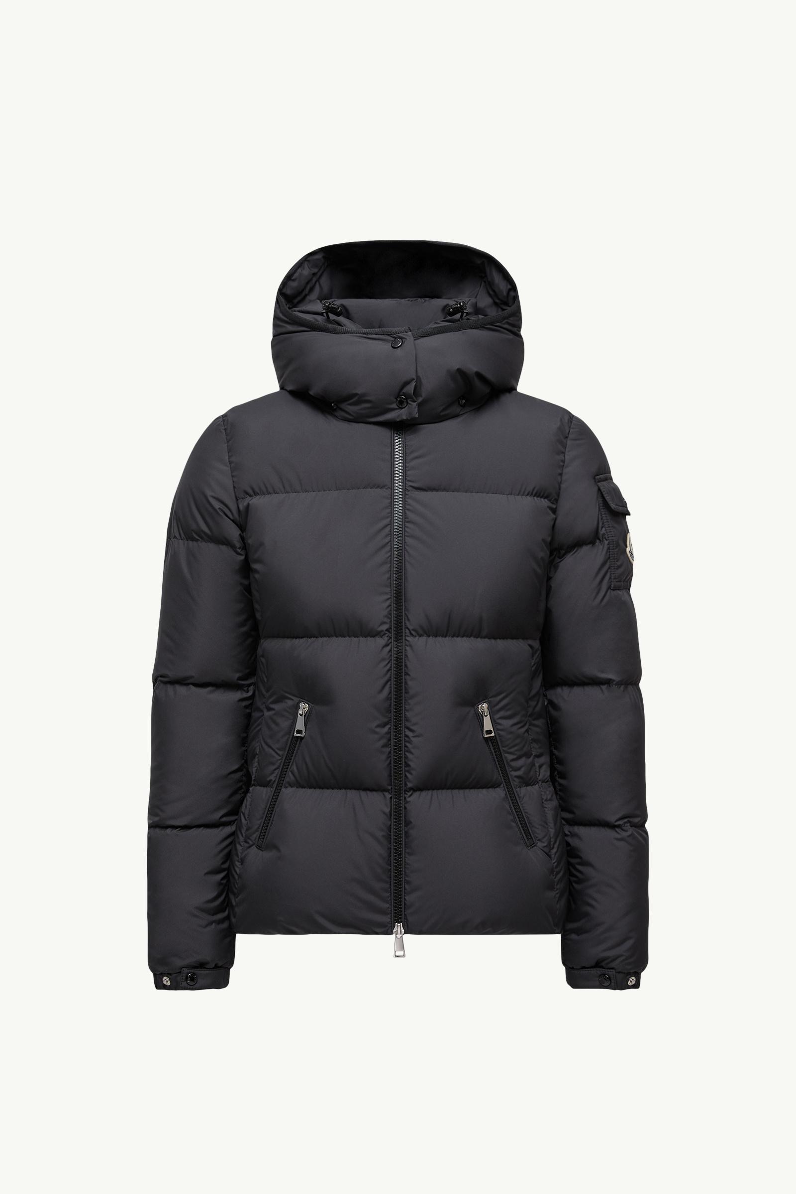 Black Fourmines Hooded Short Down Jacket - Short Down Jackets for