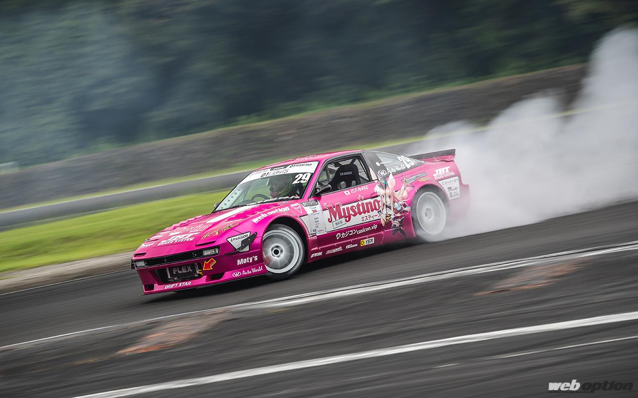 最強180SX列伝」競技ドリフト仕様として進化を続ける粟野如月