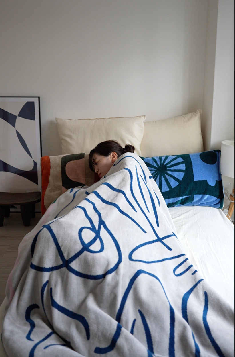 TOWEL BLANKET : Waltz of the flowers – MYTONE