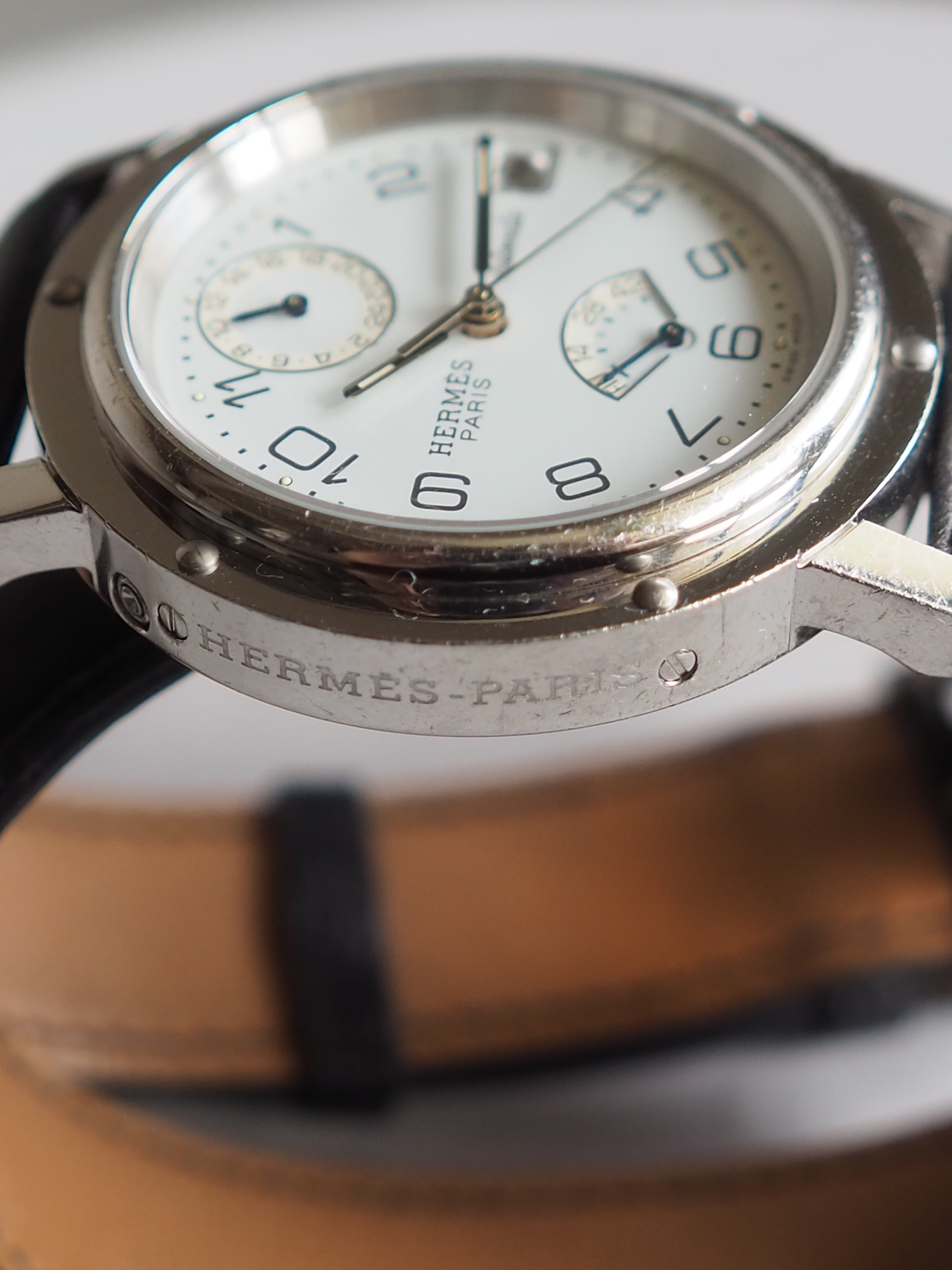 HERMES エルメス クリッパー ドゥブルトゥール ウォッチ 腕時計
