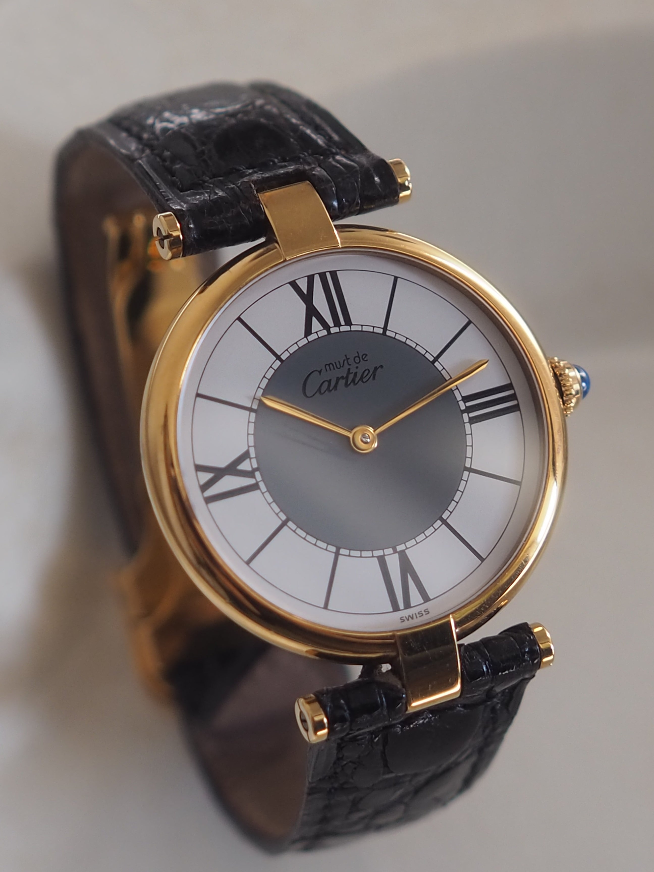 Cartier カルティエ マストヴァンドーム LM センターグレイ 希少モデル