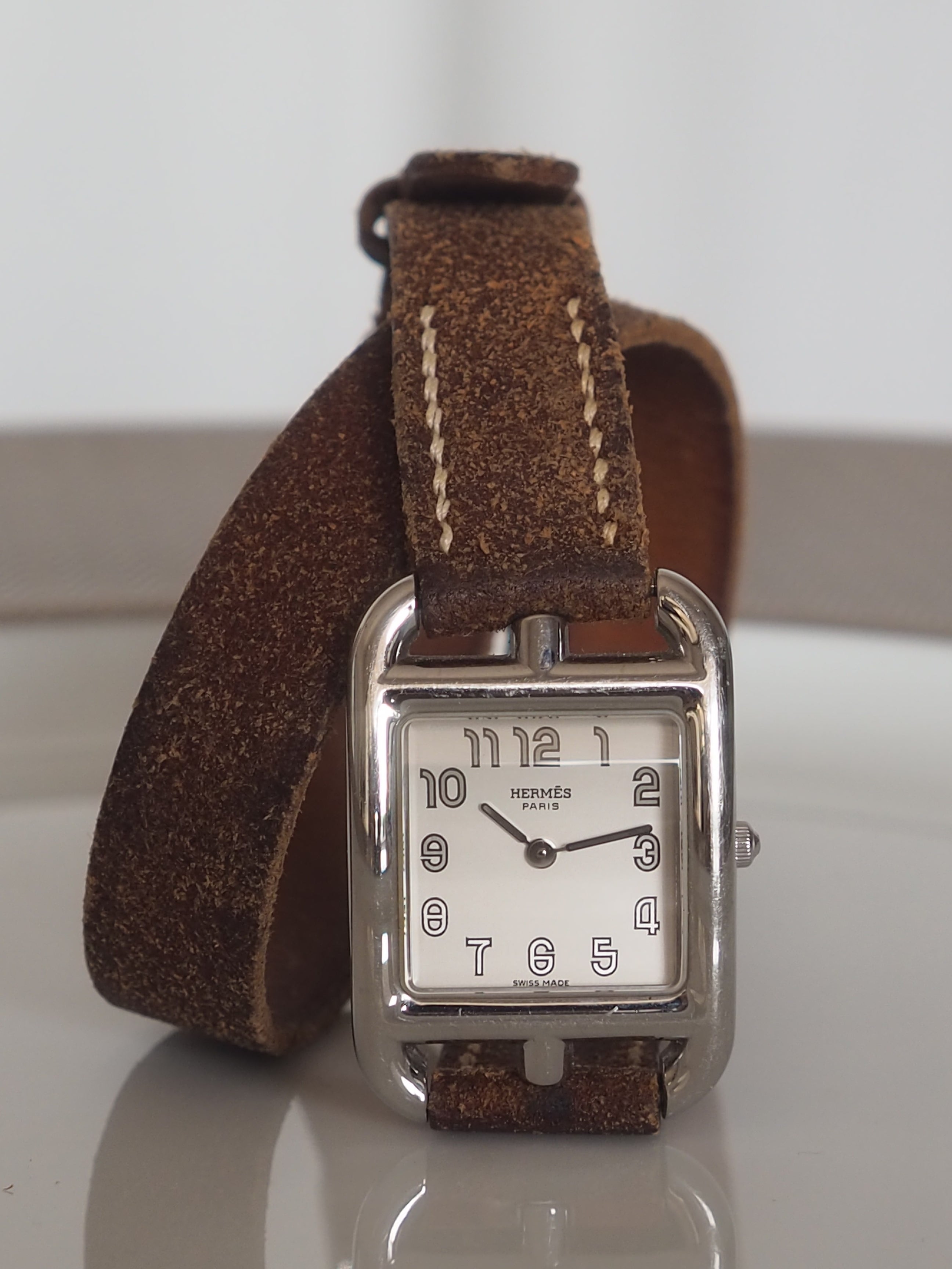 HERMES エルメス ケープコッド ドゥブルトゥール ウォッチ 腕時計
