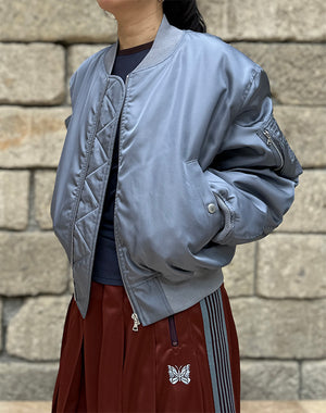 AURALEE オーラリー｜HIGH DENSITY SILK TWILL FLIGHT BLOUSON