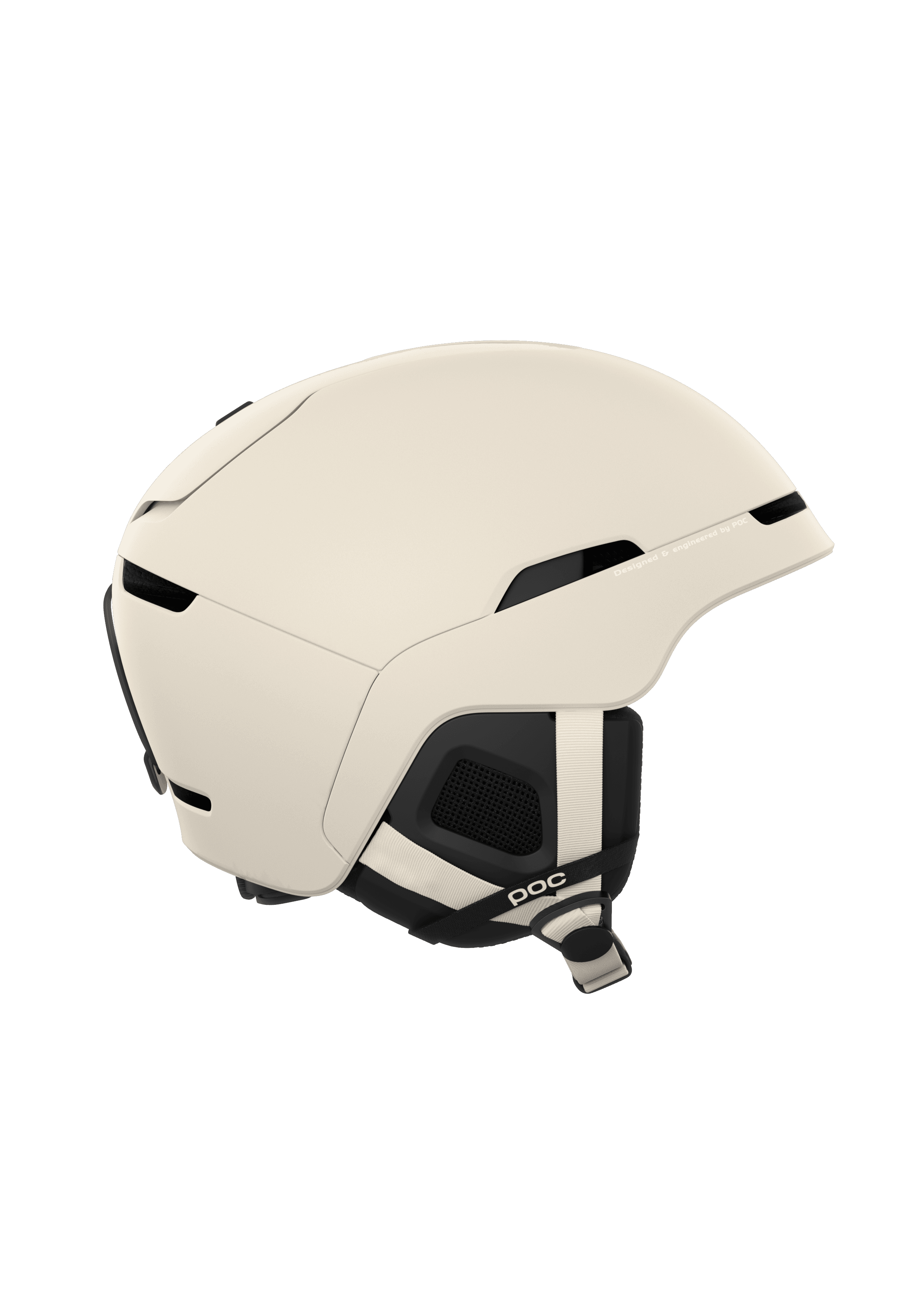 Obex Wide Fit MIPS Ski Helmet in Selentine Off-White Matt | POC