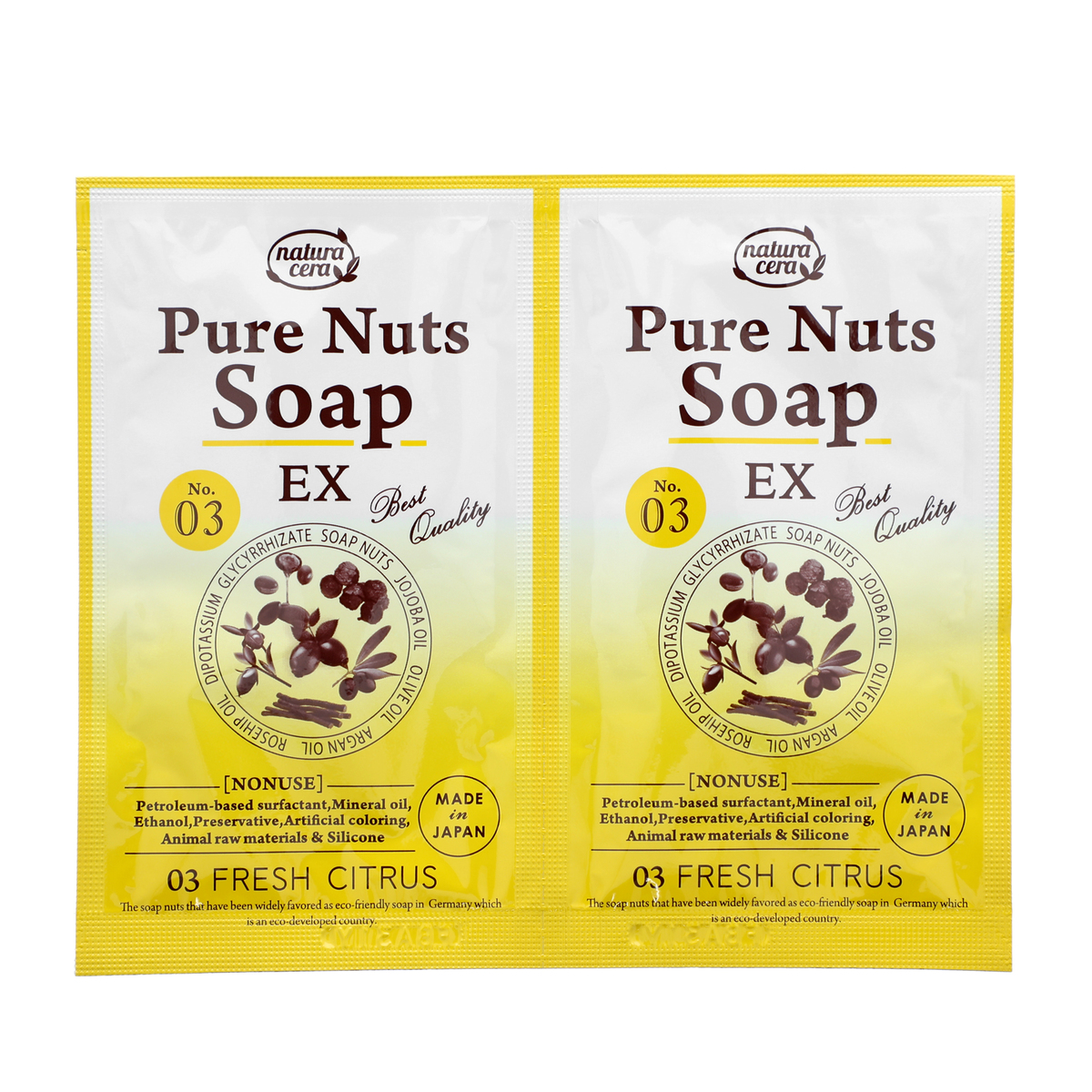 ピュアナッツソープEX 1000ml4本P付き特別セット natura cera
