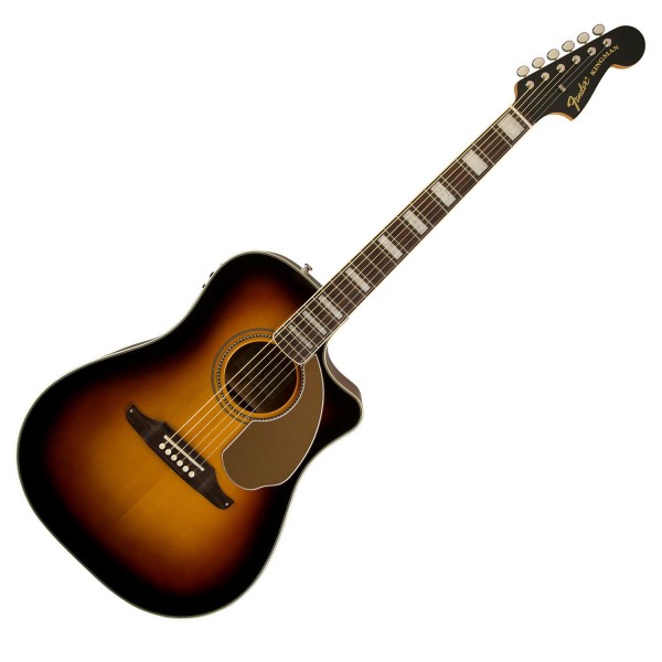 Fender Kingman ASCE V3 Electro Acoustic Guitar w/Case, Sunburst at