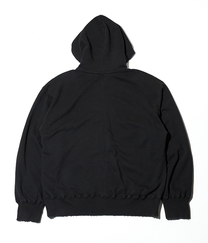 ANCELLM ZIP UP HOODIE [BLACK] - Fresh Service NECESSARY or