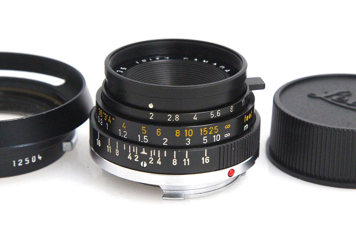Summicron-M 35mm F2 6枚玉 ツノ付き CA01-A7817-2M3B | ライカ