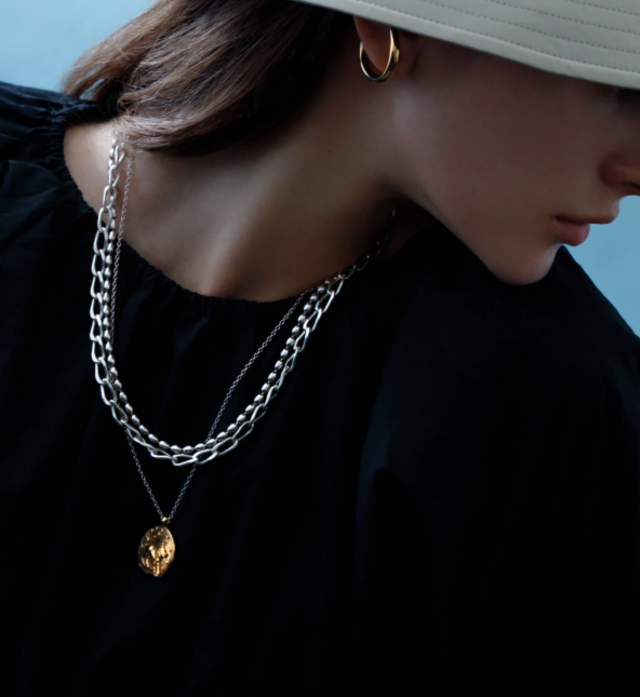 IRIS47｜leo necklace ネックレス チェーン コイン - H.O.V(フォブ