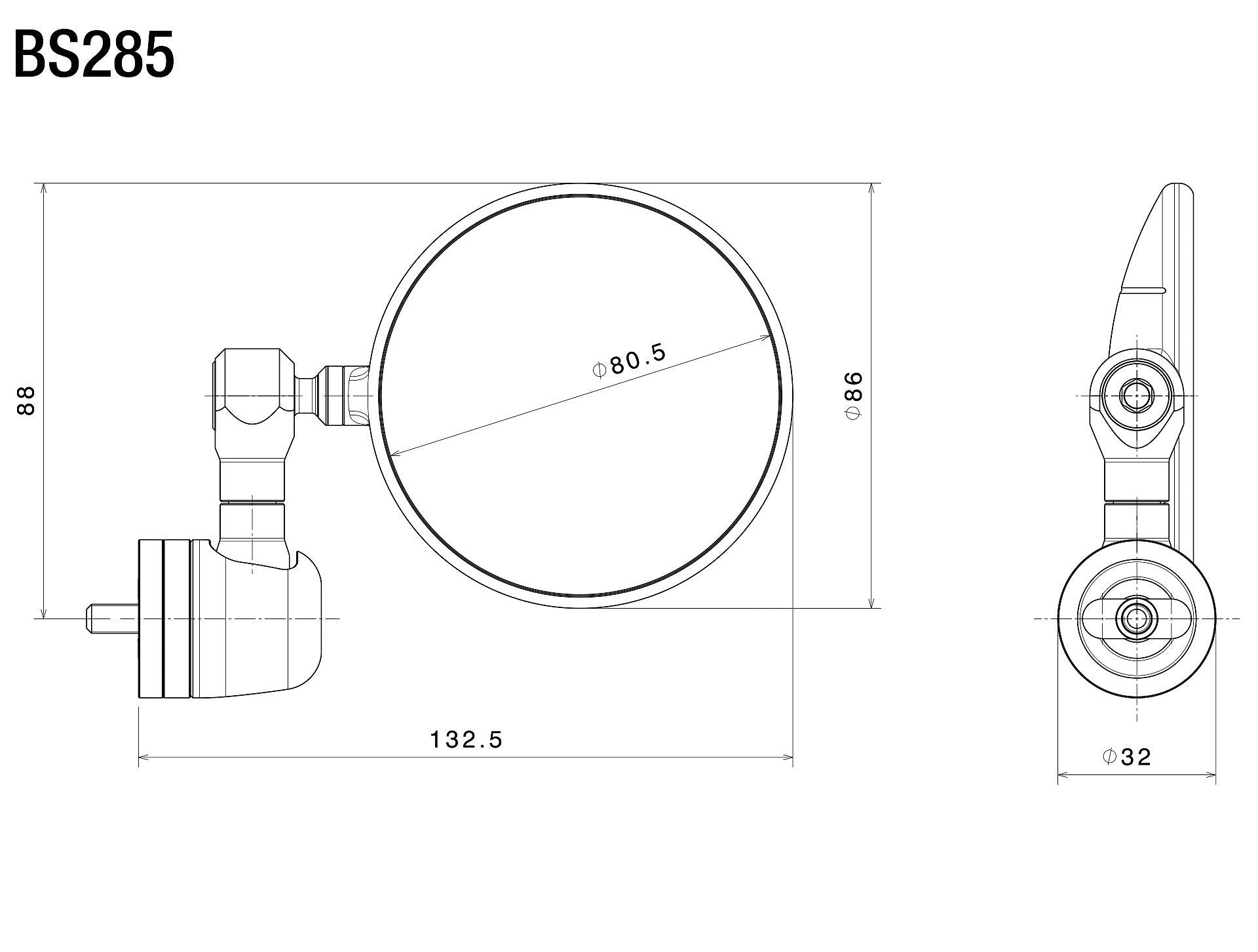 Spy-R : BS185 / BS285 / BS294 – rizoma Japan