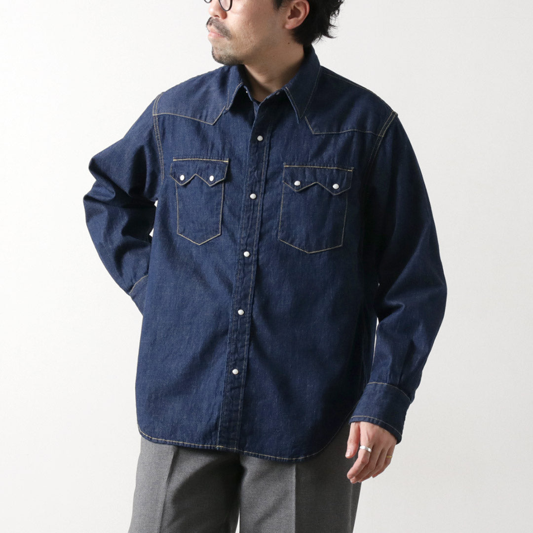 REMI RELIEF（レミレリーフ） 8.5ozデニム ノコギリ型フラップ