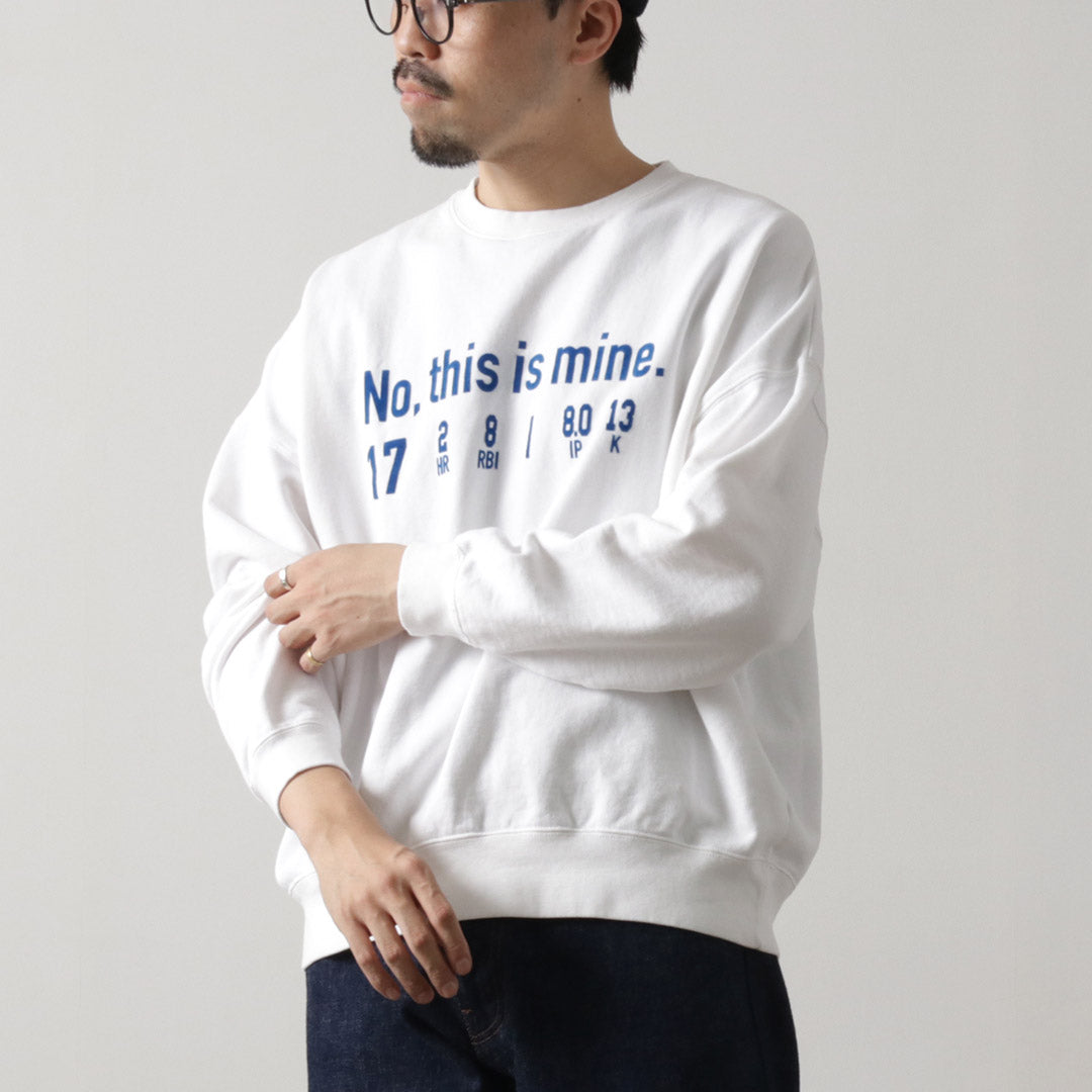 JHANKSON（ジャンクソン） 別注 NO THIS IS MINE スウェット / メンズ