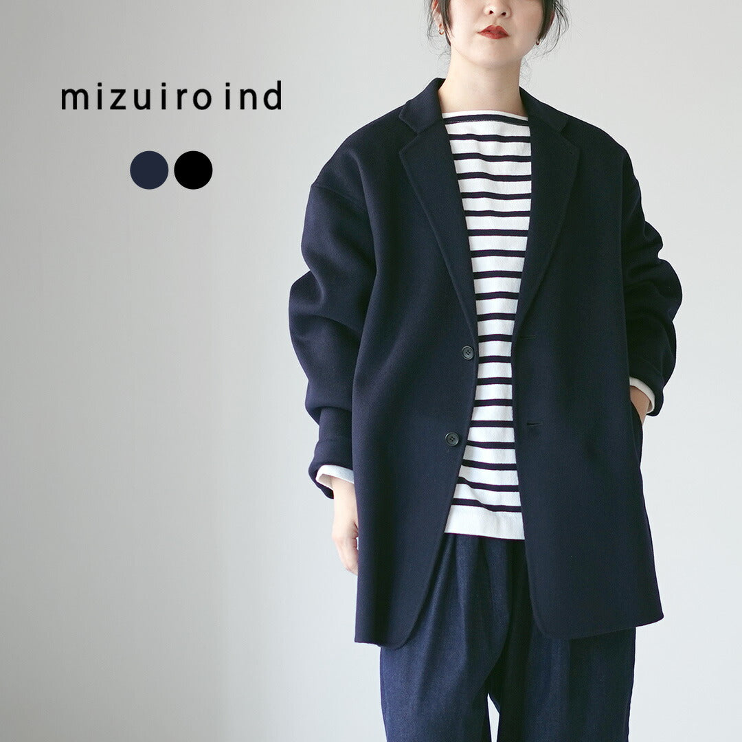 mizuiro ind（ミズイロインド） ウール テーラード ジャケット