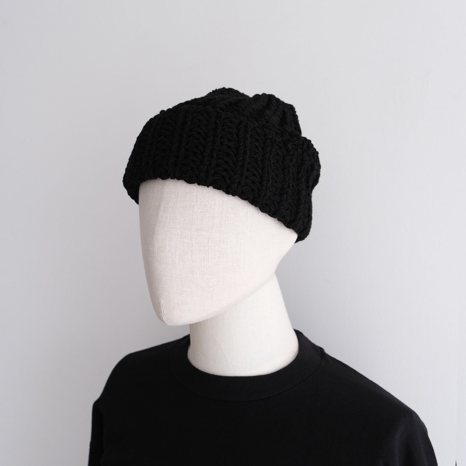 COMESANDGOES - Big Knit -ニットキャップ-（Black /ブラック