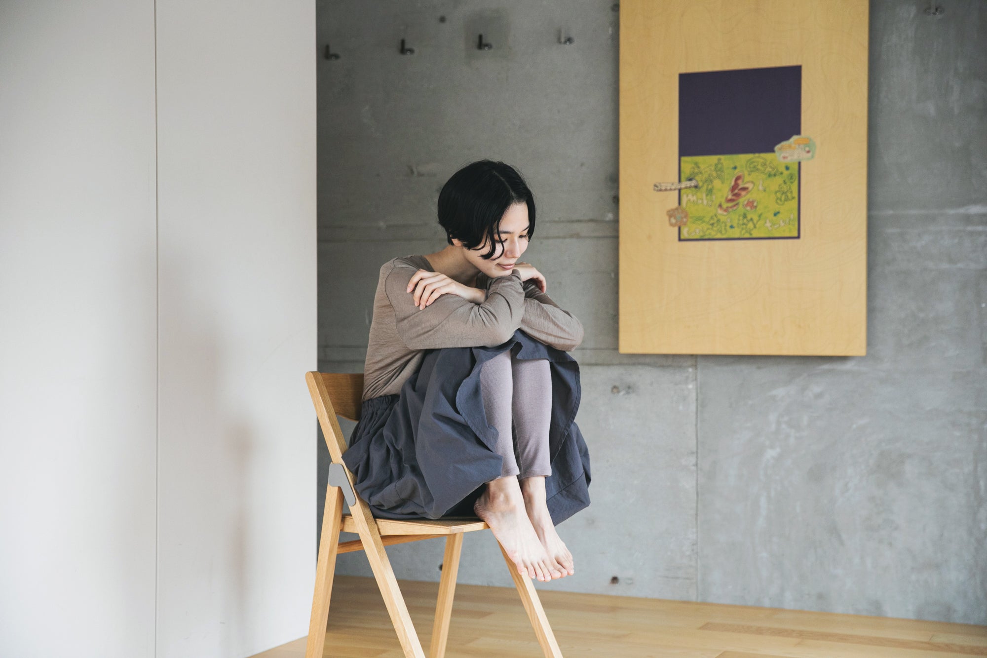 かわり芽］ウールでのびやかレギンス – FUNQTEN