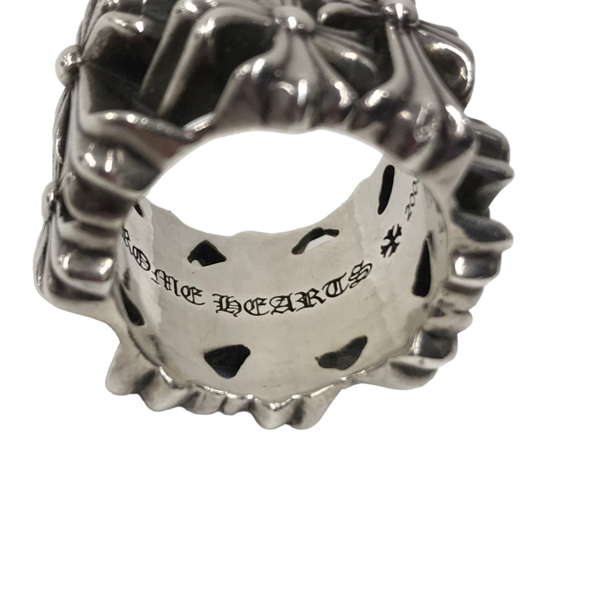 CHROME HEARTS(クロムハーツ) セメタリークロススクエアリング 43．3g