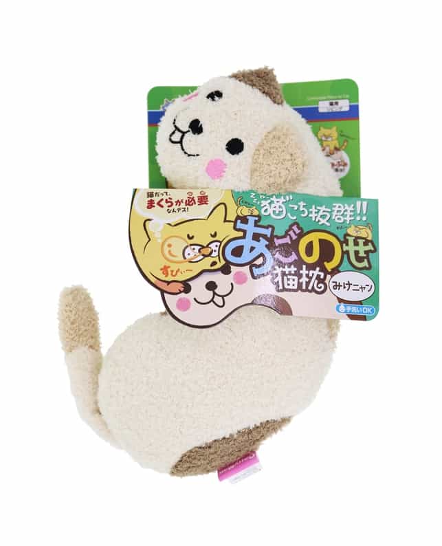 ドギーマンハヤシ あごのせ猫枕 みけニャン（4976555878462）｜猫用品