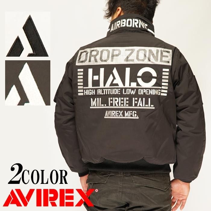 AVIREX（アヴィレックス） AMC MA-1 MOD フライトジャケット HALO 撥水