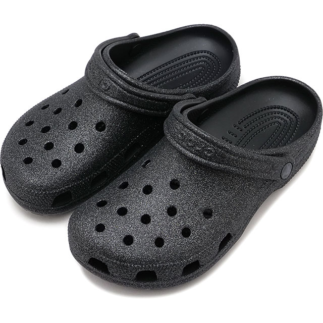 crocs（クロックス） クラシック グリッター クロッグ 205942-0WH FW25