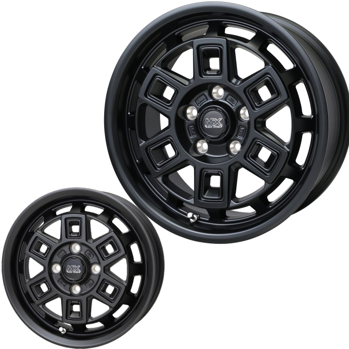HOT STUFF（ホットスタッフ） 14インチ 4穴 100 4.5J マッドクロス