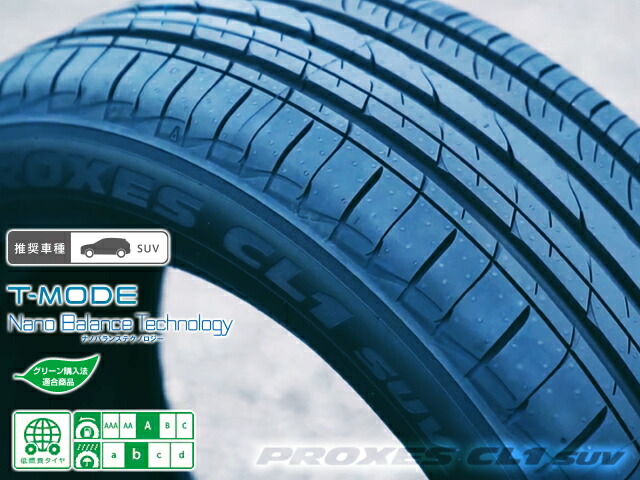 PROXES 225/45R19 トーヨータイヤ プロクセス CL1 SUV 新品サマー