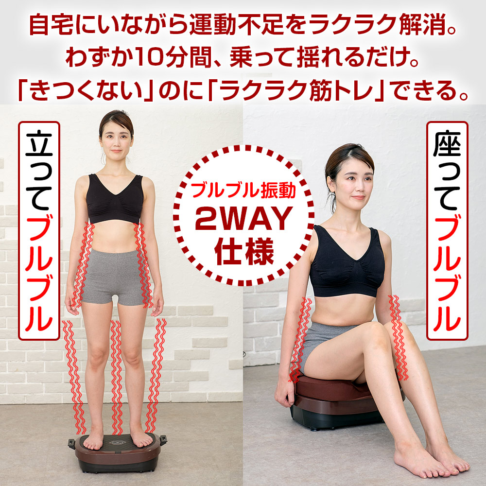 ブルブル振動マシン 正規品 ライフフィット 2Wayトレーナー スマート