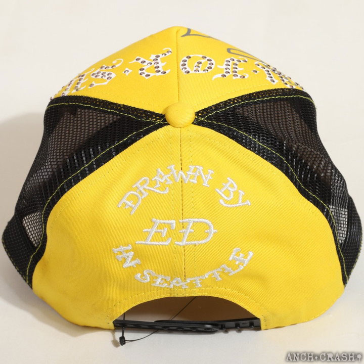 Ed Hardy（エド・ハーディー） ツイルメッシュCAP EDH-2416 刺繍