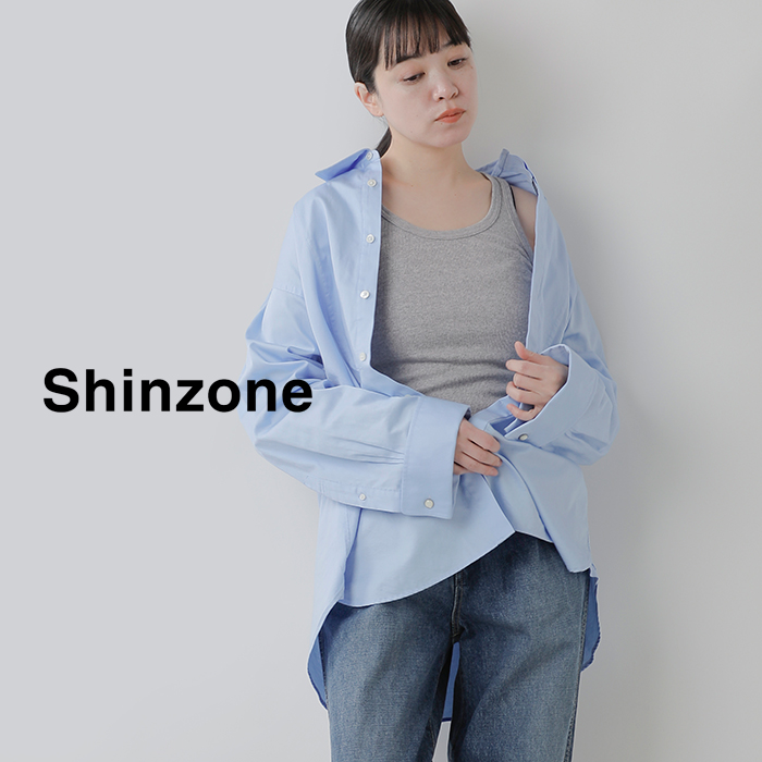Shinzone（シンゾーン） ゆうパケット選択可 コットン リブ タンク