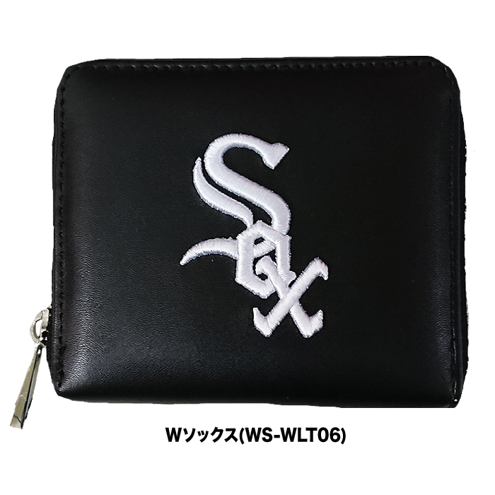 あすつく イーカム MLB 二つ折り財布 メジャー人気球団 WLT06 : 野球