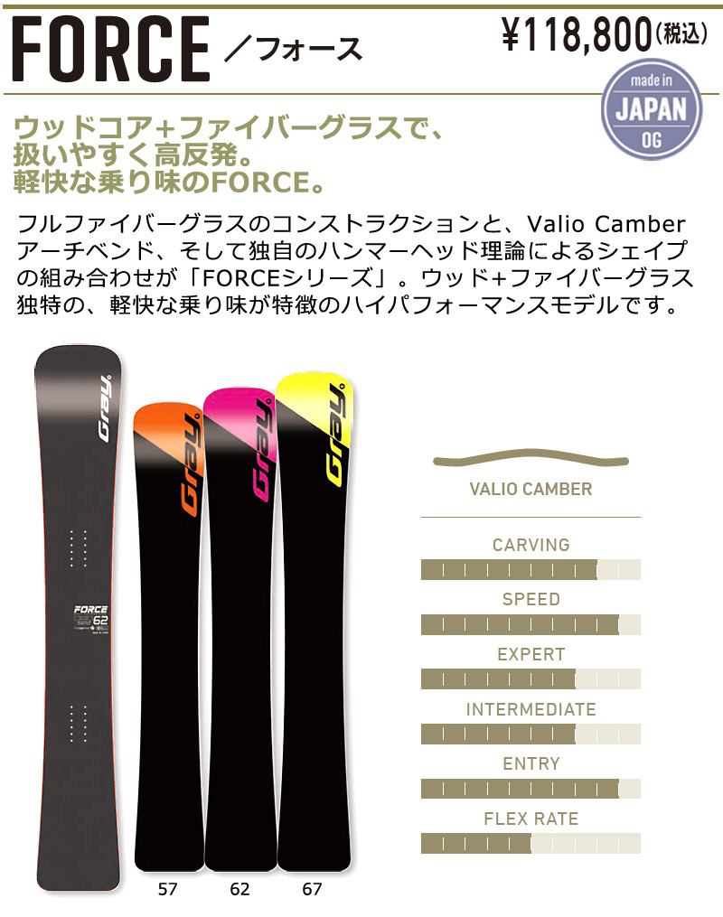 GRAY（グライ） 25-26 GRAY/グレイ FORCE フォース アルペン メンズ