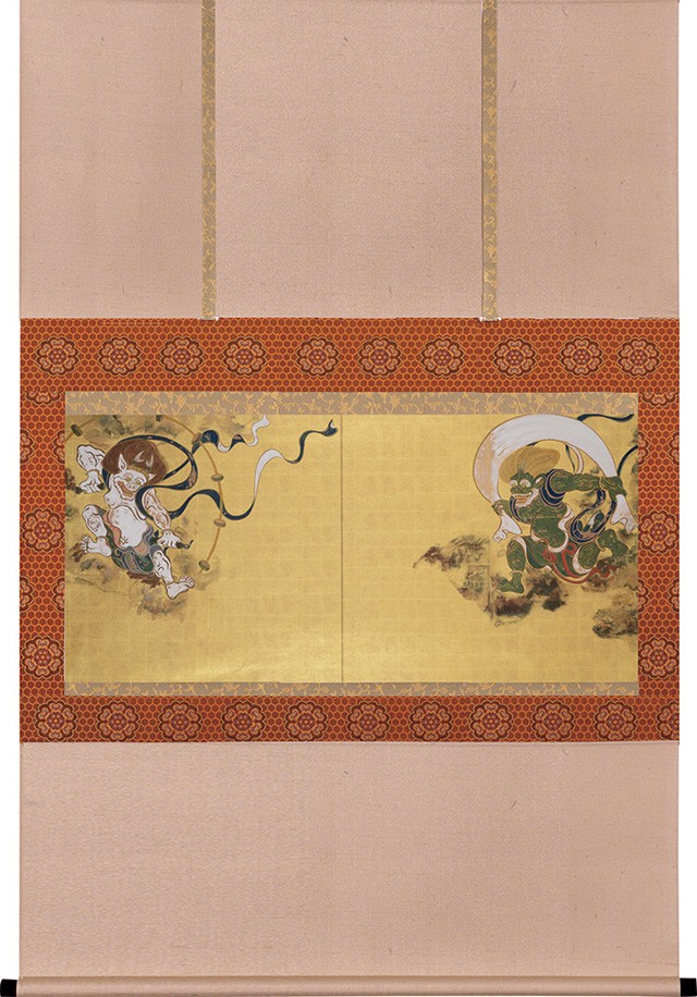 俵屋宗達 風神雷神図 額・掛軸 複製画 巧藝画 大塚巧藝社 受注制作