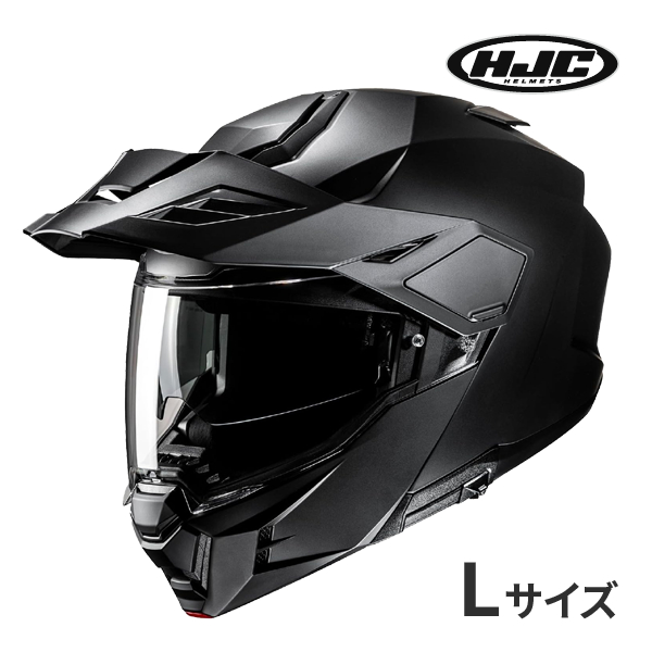 HJC HJC i80 ソリッド ヘルメット HJH277 SEMI FLAT BLACK L (バイク用