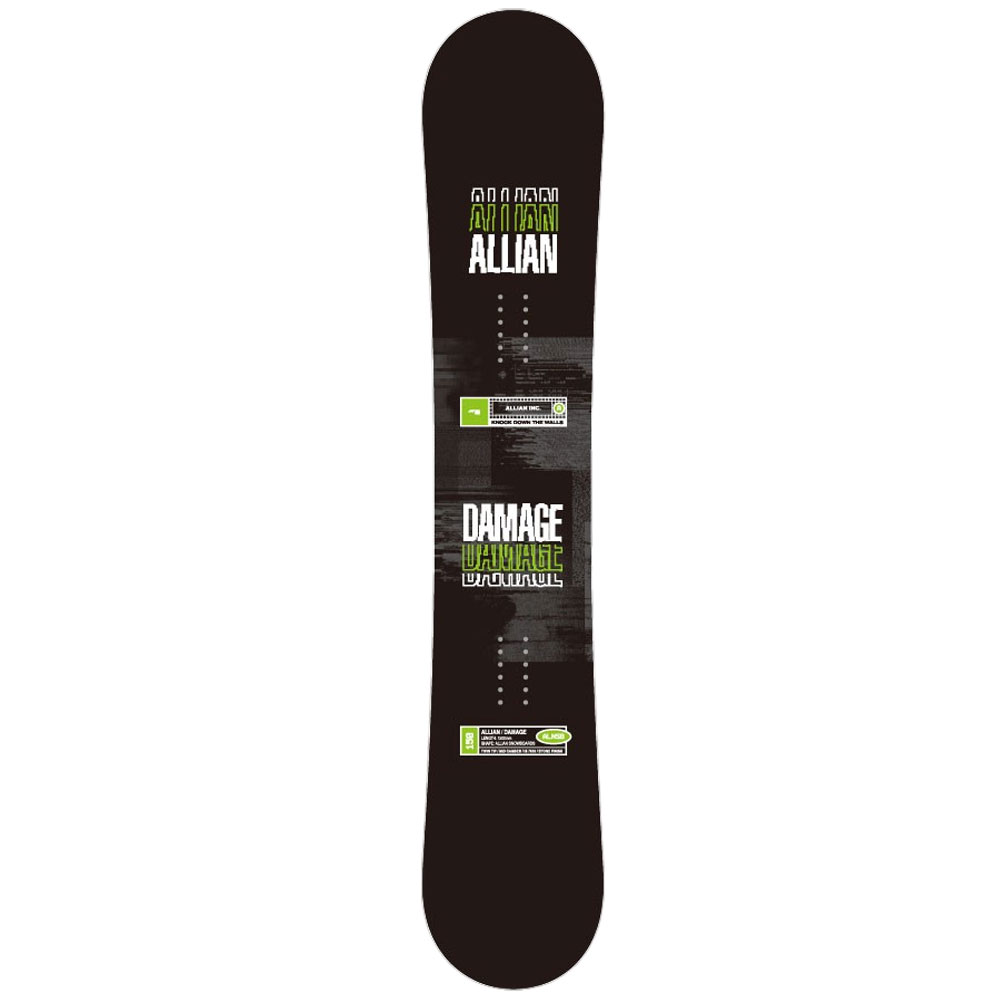 ALLIAN スノーボード、板（スノーボードシェイプ：ツインチップ
