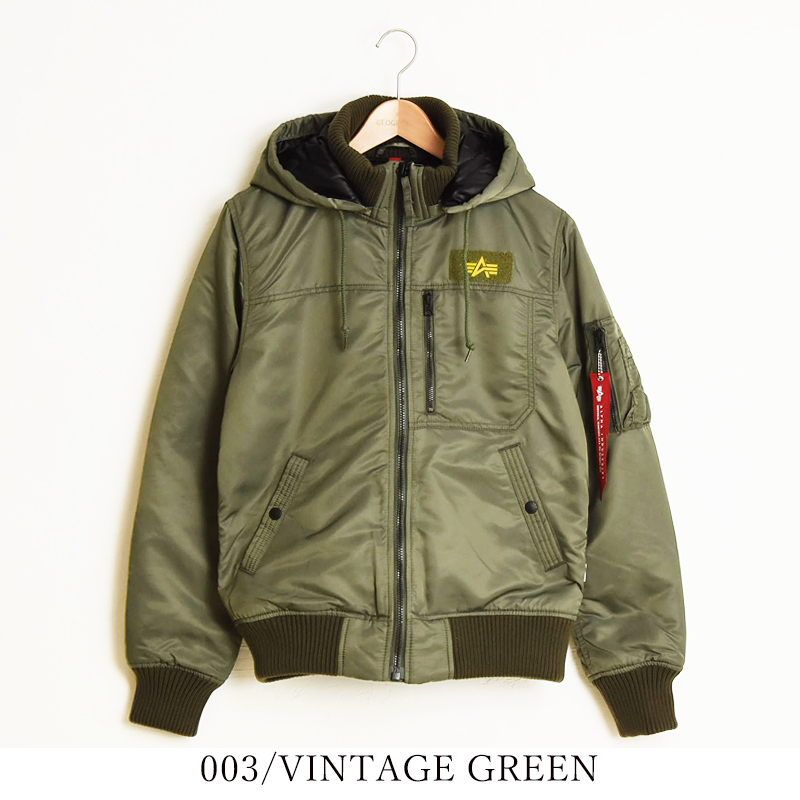 Alpha Industries（アルファ・インダストリーズ） フーデッド リブ