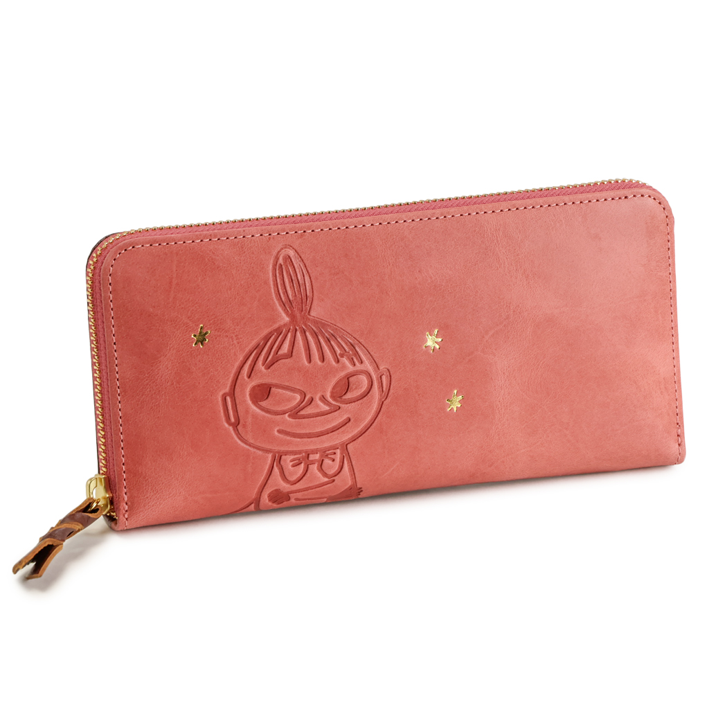 MOOMIN（ムーミン） 長財布 本革 ラウンドファスナー レディース 革