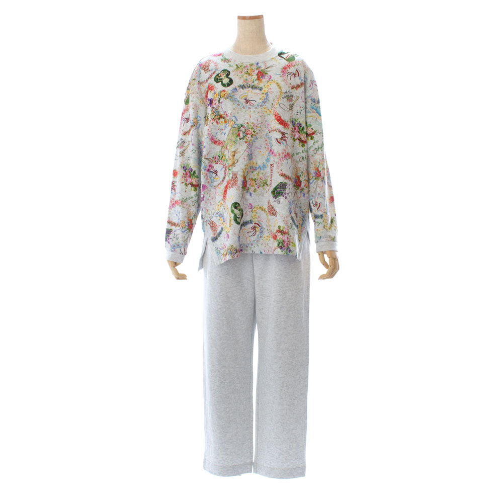 チュニック TUNIC スリットパジャマ 23452P 長袖 40接結・メロディ