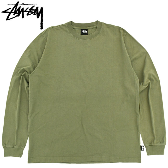 STUSSY（ステューシー） カットソー 長袖 メンズ Pigment Dyed