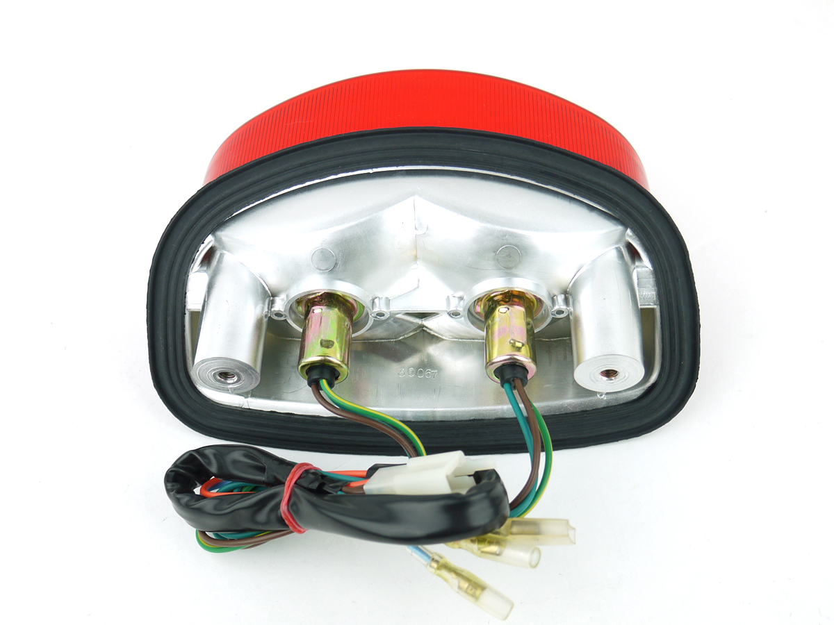 ホーネット250/600用 LEDテールランプ レッドレンズ Eマーク付きポン