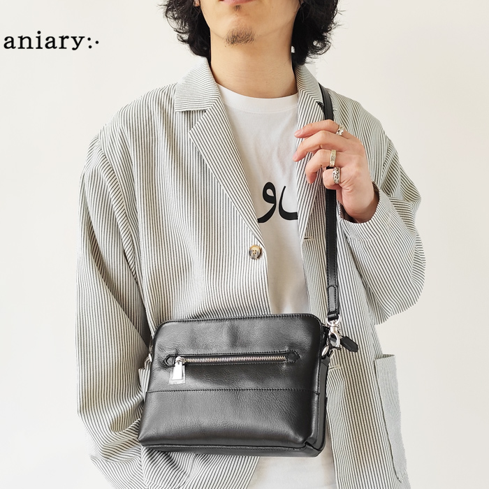 aniary（アニアリ） (正規販売店) 本革 ショルダー バッグ メンズ