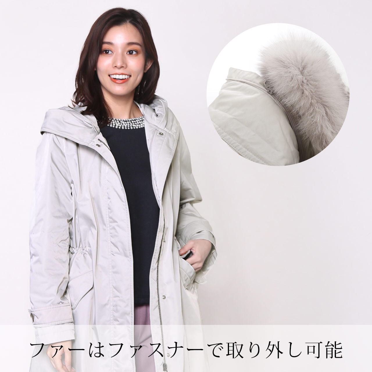 Filomo（フィローモ） ダウンコート レディース 冬 ライナー フード