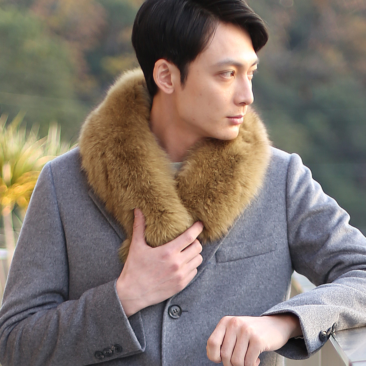 sankyo shokai（三京商会） フォックス ファー マフラー メンズ FOX